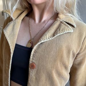 Vintage corduroy pea coat